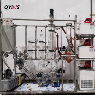 玻璃分子蒸馏 0.15~0.5平方 齿轮泵自动进料