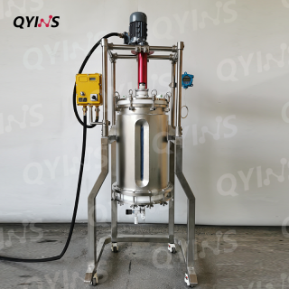 定制四氟釜盖不锈钢多肽裂解釜 过滤反应釜  55L