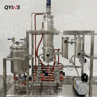 0.35平方不锈钢分子蒸馏 精细化工提取亚麻酸