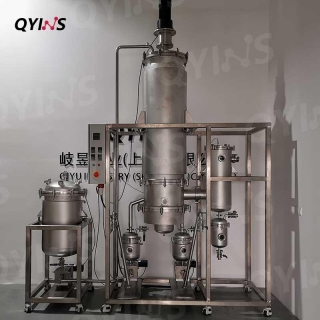 2平方不锈钢分子蒸馏 油脂脱酸脱色 