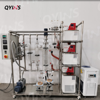 高真空度/精准控温 0.1平方玻璃分子蒸馏