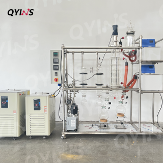 0.25平方玻璃分子蒸馏 合成润滑油设备