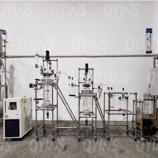 组合双层玻璃反应釜20L、30L、50L