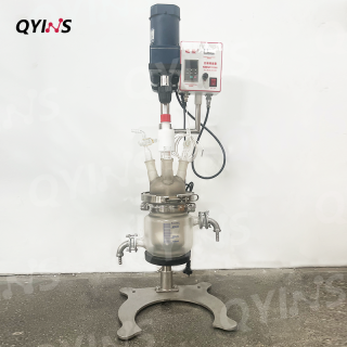 搅拌镀膜玻璃反应釜-500mL、1L、2L、5L