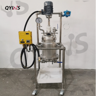 防爆不锈钢固相合成釜 过滤反应釜 物料收集箱 10L
