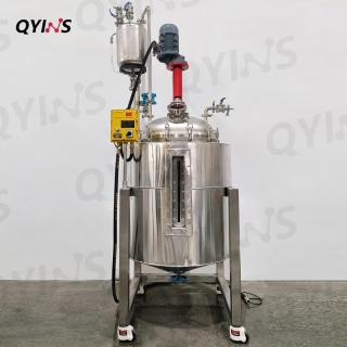 适用超低温加保温层/双层防爆150L不锈钢反应釜 
