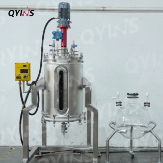 不锈钢过滤釜 防爆固相合成 100L