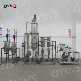 2平方不锈钢分子蒸馏 带防爆搅拌预热罐 