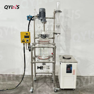高真空防爆冷凝回流10L防爆固液分离过滤反应釜