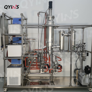 0.25㎡不锈钢分子蒸馏 油脂脱酸脱色提取亚麻酸