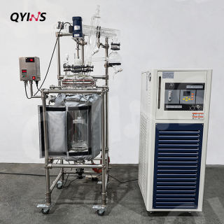 保温设计双层玻璃反应釜20L、30L、50L、100L