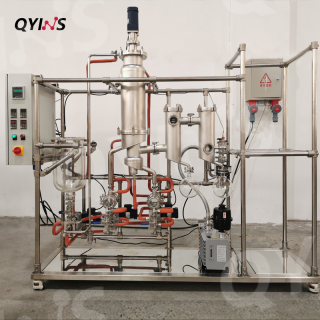  0.25平方不锈钢分子蒸馏设备 小中试连续进出料 