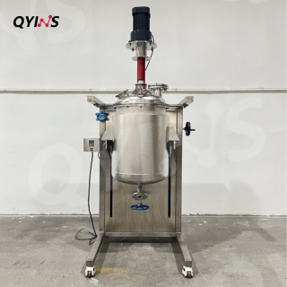 升降装置双层304不锈钢反应釜100L、150L、200L