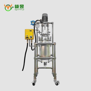 不锈钢多肽固相合成反应釜 过滤反应釜 10L