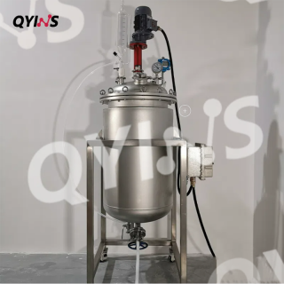 搅拌款双层304不锈钢反应釜300L、500L、1000L