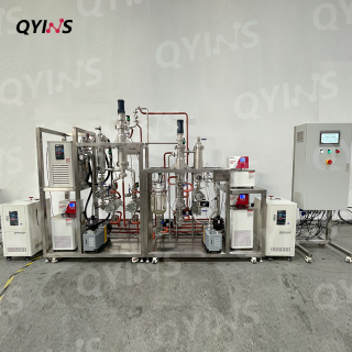 不锈钢分子蒸馏加薄膜蒸发器 双极-0.1平方