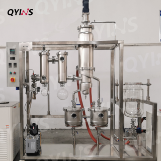 定制化0.06 /0.35平方 不锈钢分子蒸馏设备 冷阱冷凝二合一 