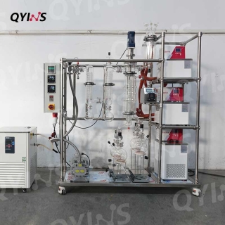 玻璃分子蒸馏设备 定制4收集瓶 100D