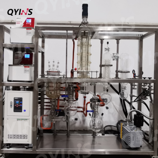 PLC控制 0.25平方玻璃分子蒸馏