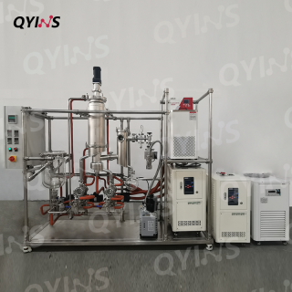 不锈钢分子蒸馏 0.1 0.25 0.35平方 齿轮泵连续进出料