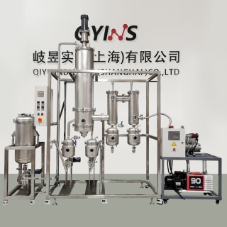 1-10平方不锈钢分子蒸馏 氟功能材料/新型材料纯化设备 