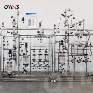 减压蒸馏装置 高真空精馏塔1L3L5L