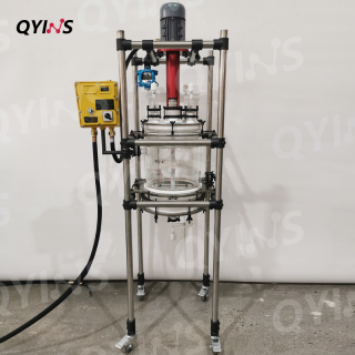钛材框架耐腐蚀强度高20L玻璃过滤反应釜
