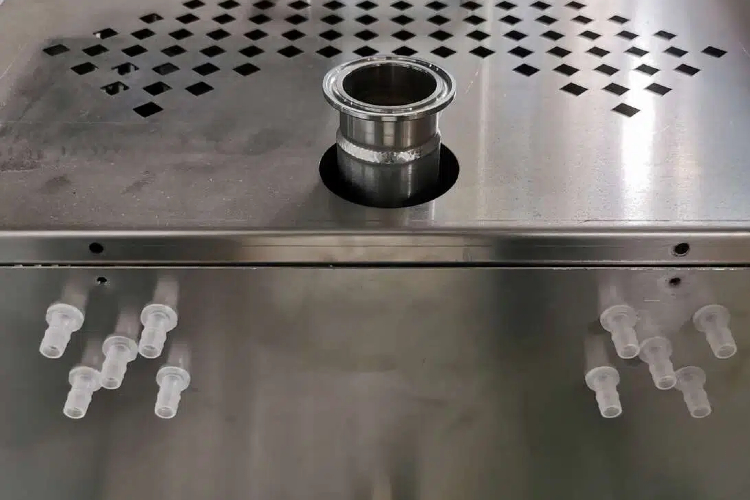 10抽头不锈钢水循环真空泵-2