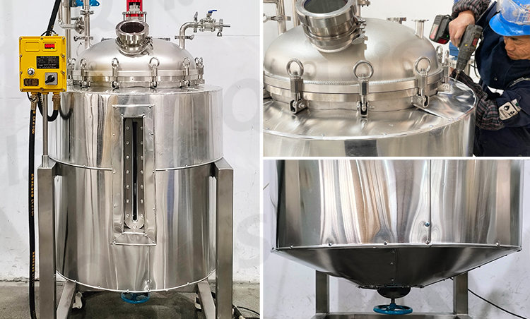 双层不锈钢反应釜 双层不锈钢反应釜